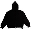 Hoodie de alta qualidade no estilo de rua Zip completo